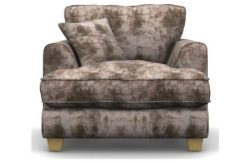 Heart of House Hampstead Shimmer Fabric Chair - Taupe